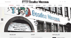 Desktop Screenshot of beatlesmuseum.net