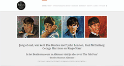 Desktop Screenshot of beatlesmuseum.nl