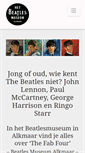 Mobile Screenshot of beatlesmuseum.nl