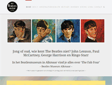 Tablet Screenshot of beatlesmuseum.nl